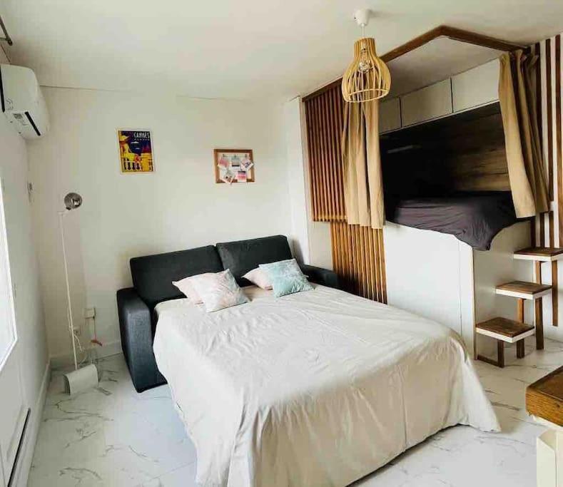 Charmant Studio Pour 3 Personnes Vallauris Esterno foto